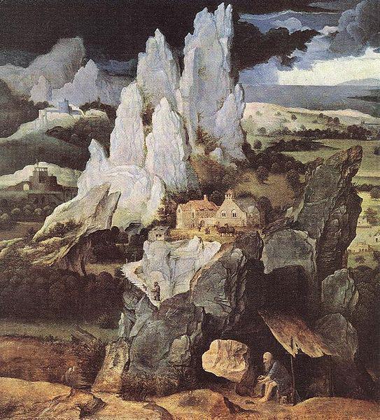 Joachim Patinir St Jerome in Rocky Landscape